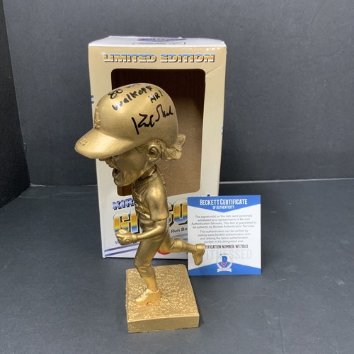 DODGERS KIRK GIBSON SIGNED LE GOLD BOBBLEHEAD 