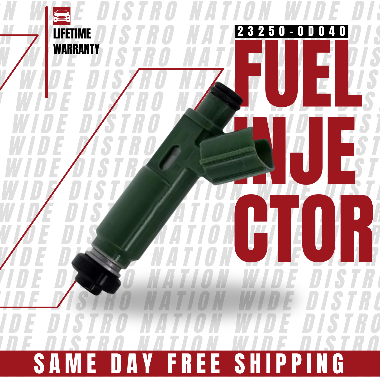 1x OEM Denso Fuel Injector for 2000-2005 Toyota MR2 Spyder 1.8L L4 23250-0D040