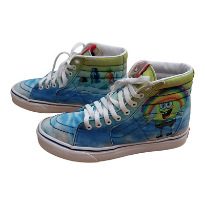 Vans Sk8-Hi SpongeBob SquarePants Imaginaaation Sneaker Shoe Men 7 Womens 8.5