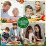 28PCS Toddler Knife Set - Kids Knifes for Real Cooking, Montessori Kids Kitchen Knife Set with Cutting Board Crinkle Cutters Kid Safe Knives, Toddlers Kitchen Tools for Age 2-10 Year Old Girl Boy