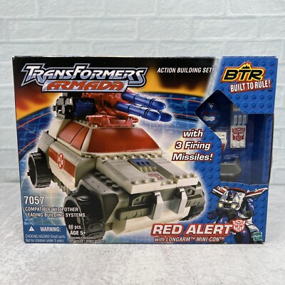 Transformers Armada Red Alert With Longarm Mini-Con NEW SEALED