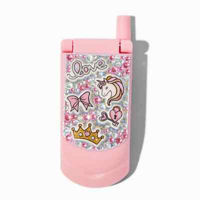 Claire's Club Y2K Unicorn Flip Phone Lip Gloss Set  F16
