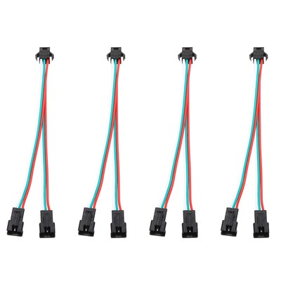 ARGB Splitter Cable, 4 Pcs Fan RGB Extension Cord with 3Pin Splitter Cable