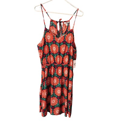 CHARMING CHARLIE NWT Citrus Splash Print Sleeveless Dress. Size Medium