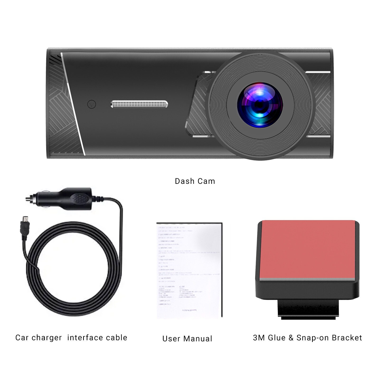 XGODY MINI Front Dash Cam WIFI Fit Android IOS 4G/5G Super Night Vision Recorder