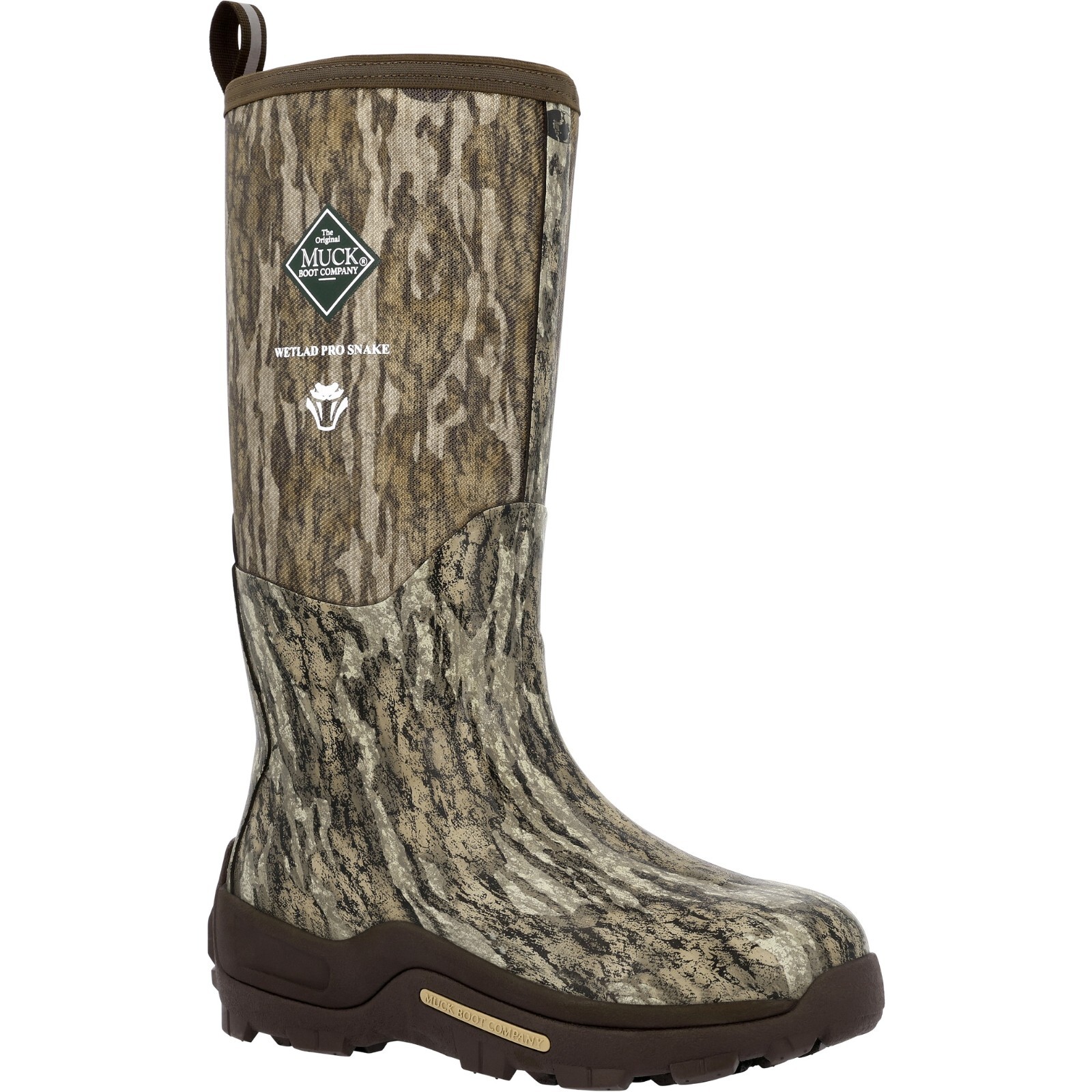 Pre-owned Muck Boots Muck Men's Viper Max Certified Snake Resistant Boots Mwtpbtm2 - All Sizes - In Mossy Oak Bottom Land