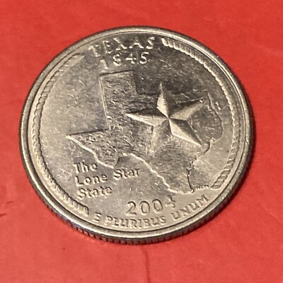2004 D Texas 50 States Quarter - #241008   Buy 15 Get 40% Off  