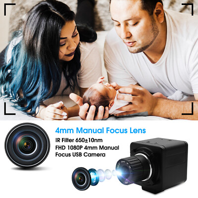ELP 1920x1080 Webcamera CMOS OV7725 USB Camera with 4mm Manual Focus Lens Case