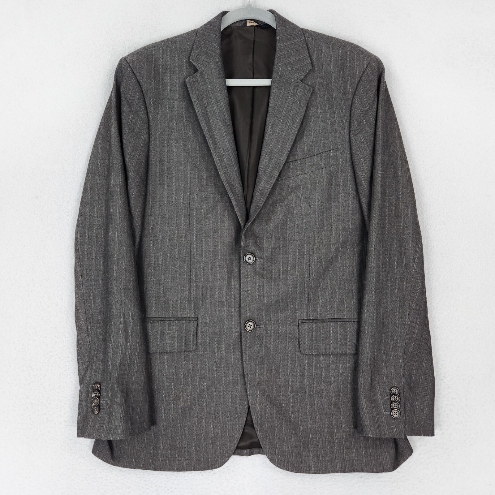 Banana Republic Jacket Mens 38 Regular Gray Pinstripe Blazer