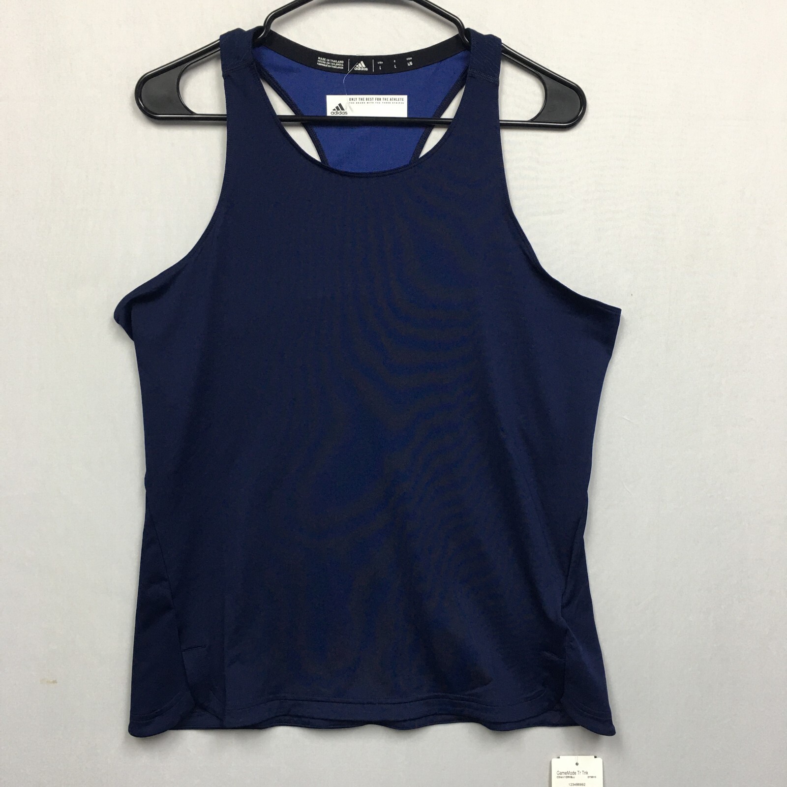 

Adidas GameMode Training Tank (женский размер ), синяя рубашка с клималитом, топ #510, Синий