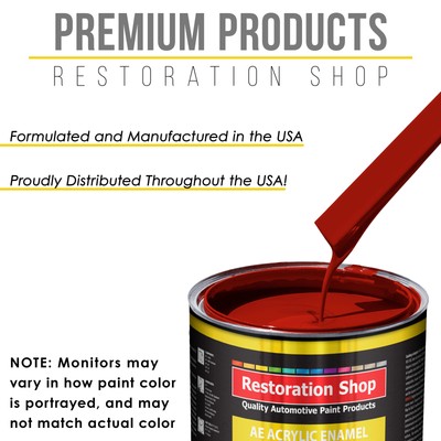 Restoration Shop Victory Red Acrylic Enamel Quart Kit, Auto Paint