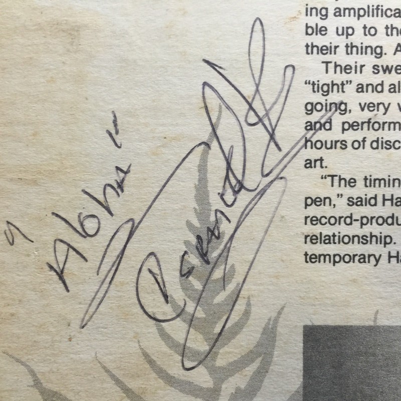 SIGNED Israel IZ Kamakawiwoole AUTOGRAPHED Makaha Sons of Niihau LIVE LP Hawaii