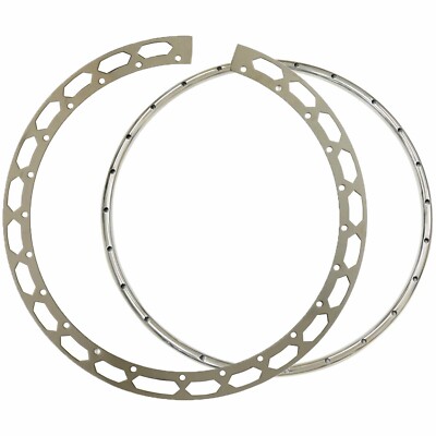 NEW Banjo Resonator Flange Plate & Tube - NICKEL