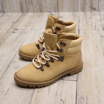 Universal Thread Women s -Size 7- Tully Lace-Up Hiking Boots Shoes, Memory Foam