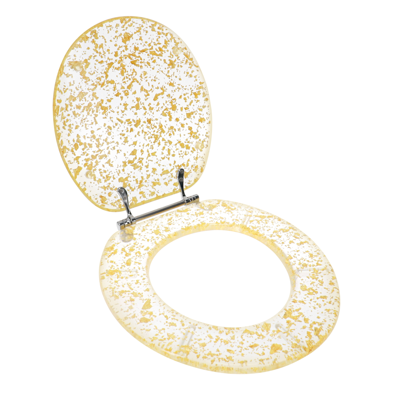 With Chrome Hinges, Gold Foil