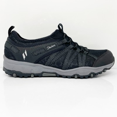 

Skechers Womens Seager 158049S Черная повседневная обувь Кроссовки Размер 7, Черный, Seager