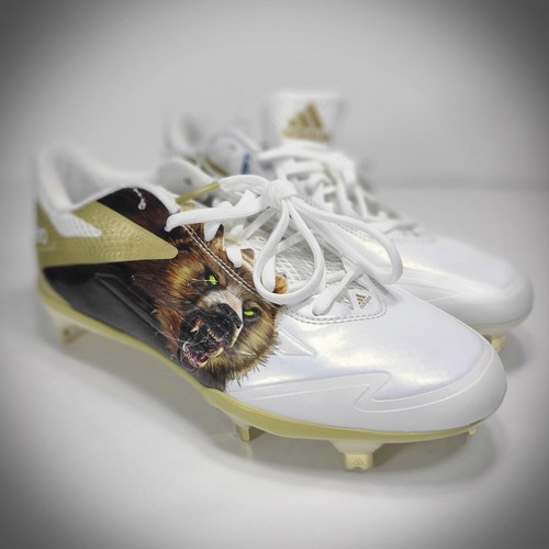 Adidas Adizero Afterburner Uncaged Bear Baseball Cleats Gold Adidas Adizero Afterburner Uncaged Bear Baseball Cleats Gold
