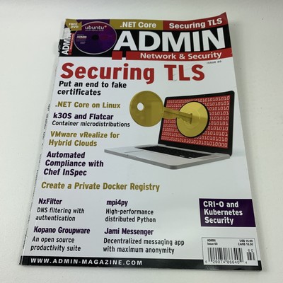 Admin Network & Security  magazine Issue 60 with CD missing back pages