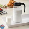 AOZITA 64 oz Glass Pitcher with Lid - 2 Quart Mason Jar Pitcher with Filter Lid, Wide Mouth Jar Leak-proof Water Jug, Heavy Duty Glass Container for Water, Juice, Milk, Tea, Iced Coffee, and Drinks