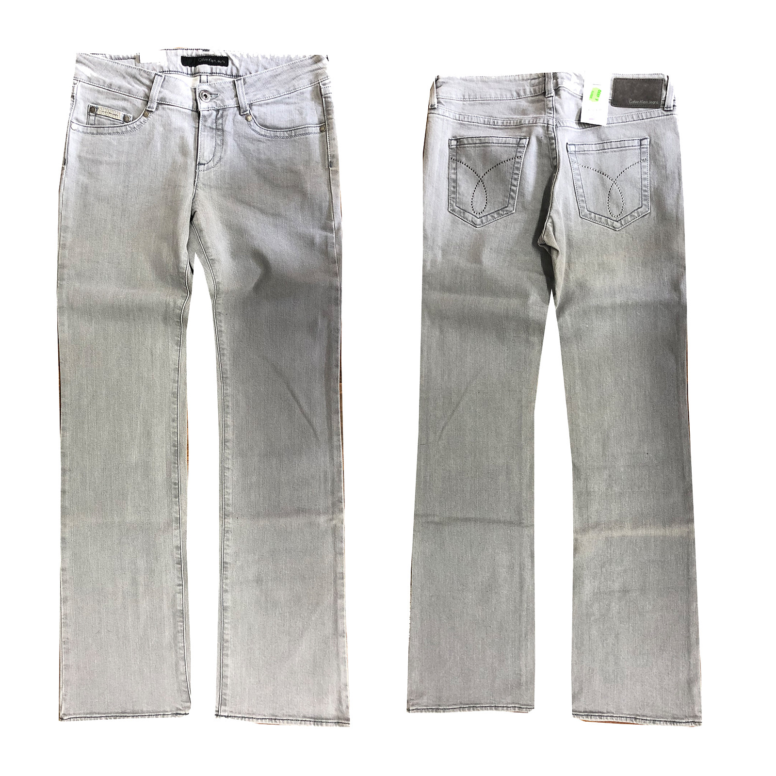 Calvin Klein Damen Jeans Hose Lightgrey Gr. W28 W29 Länge: L32 NEU