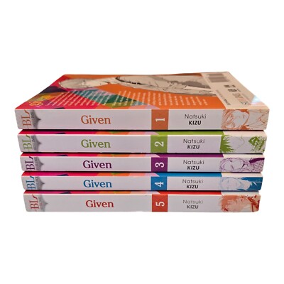 Given Vol. 1-5 Manga Paperback Trade Set by Natsuki Kizu (2020) English