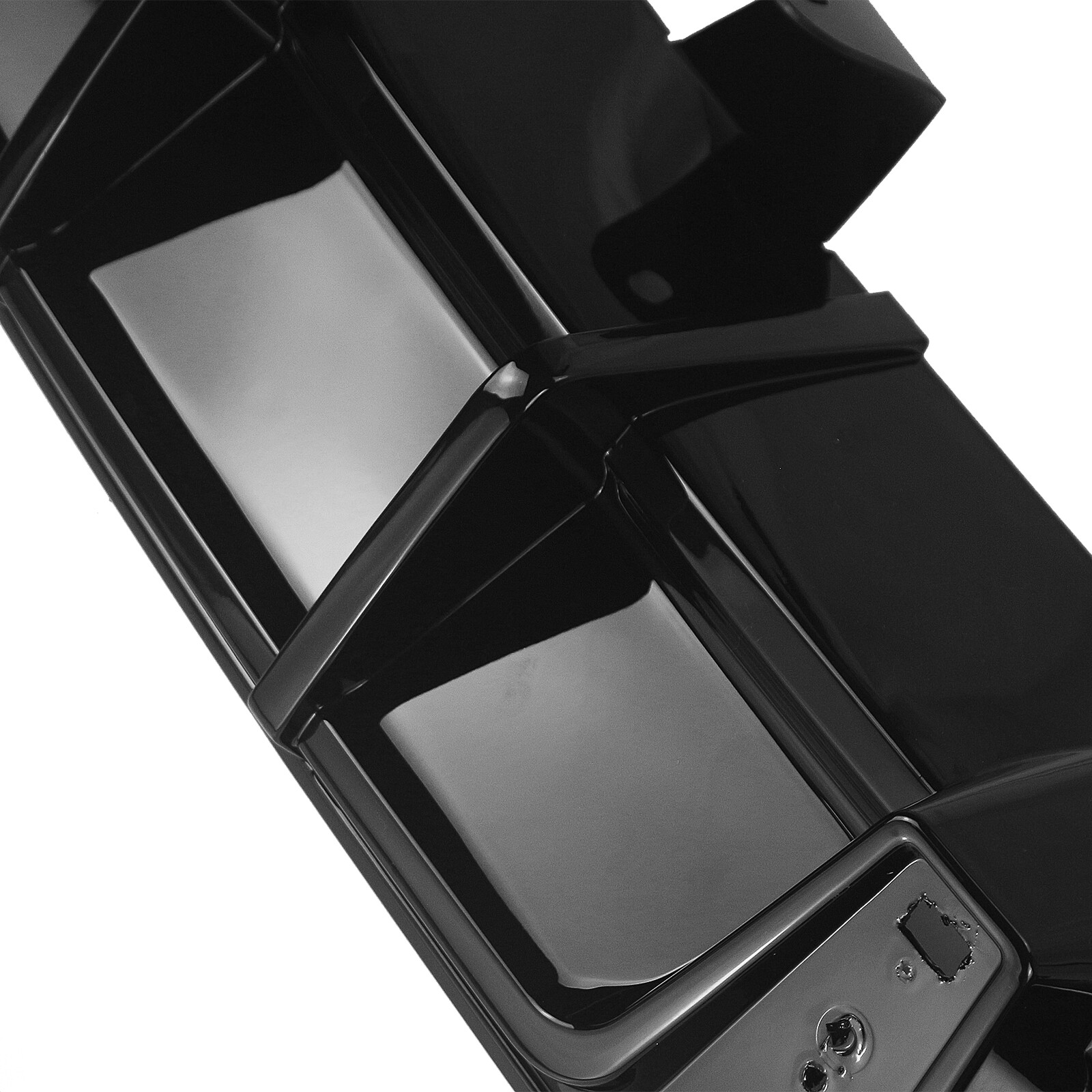 Rear Bumper Diffuser & Light Glossy Black Trim For 2018-2022 Honda Accord Yofer