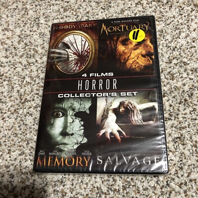 BLOODY MARY/MORTUARY/MEMORY/SALVAGE DVD! 4 Horror Movies! Sealed
