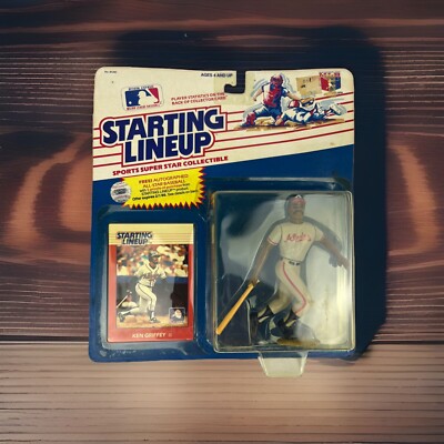 KEN GRIFFEY 1988 KENNER STARTING LINEUP & CARD NEW SEALED COLLECTOR CARD MLB