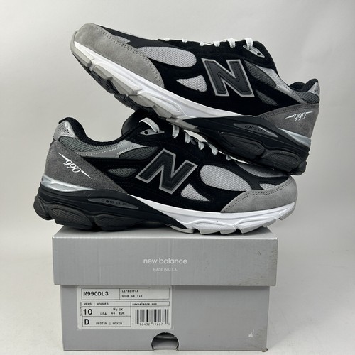 New Balance 990v3 X DTLR “Greyscale” M990DL3 Men's 10 New | eBay