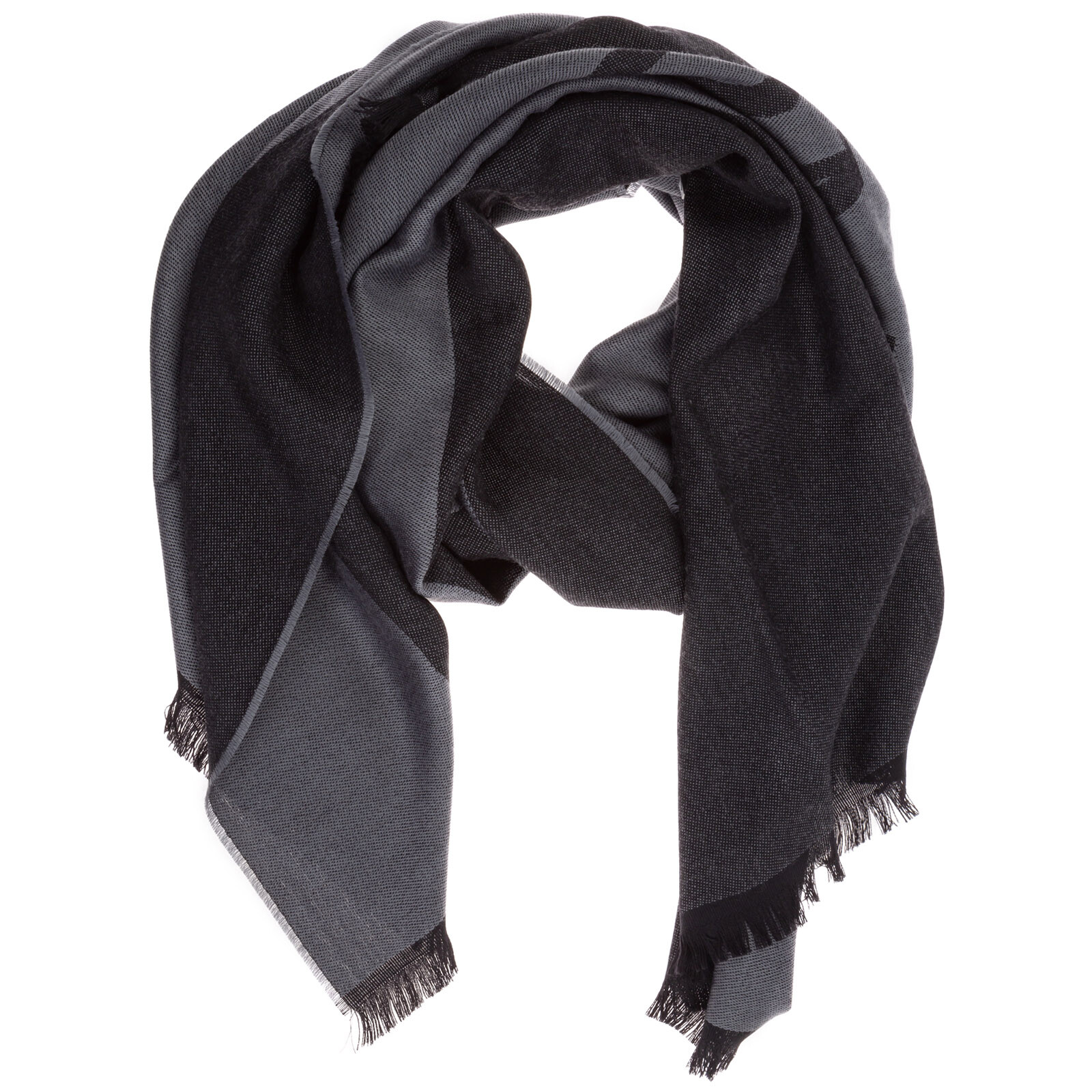 Emporio Armani écharpe en laine homme 6252430P31700742 Grigio châle étole | eBay