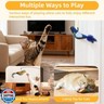 Tocirelo Interactive Cat Toys Bird - Realistic Cat Interactive Toys for Indoor Cats with Catnip and Feather, 3 Pack Hanging Chirping Bird Cat Toy, Bored Kitten Kicker Chase Exercise Door Frame Toy