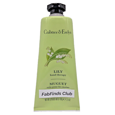 Crabtree & Evelyn Lily Hand Therapy Cream Full Size 3.5oz/100g Sealed No Box