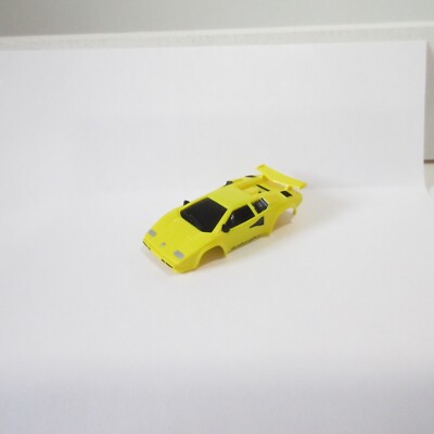 TYCO SLOT CAR HO SCALE LAMBORGHINI COUNTACH YELLOW NEW ( BODY ONLY )
