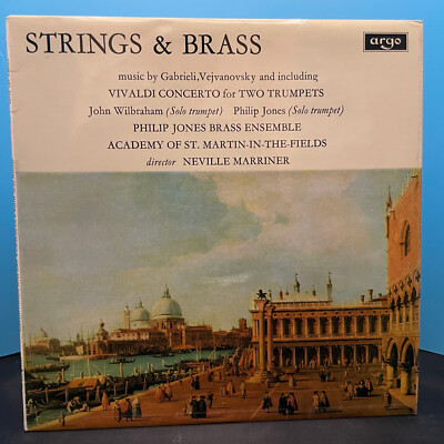 Argo UK ZRG 644  Strings and Brass - Philip Jones, Marriner ASMF   Vinyl NM