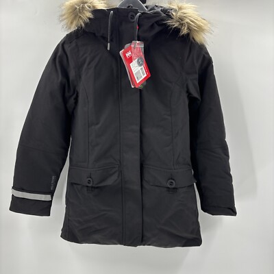 NWT Helly Hansen Women's Svalbard 2 Hooded Waterproof Parka Black Size XS