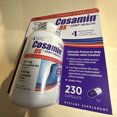 Nutramax Laboratories Cosamin DS Glucosamine HCI 1500mg and Chondroitin Sulfate