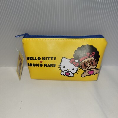 New Hello Kitty x Bruno Mars Pencil Pen Case Japan Exclusive
