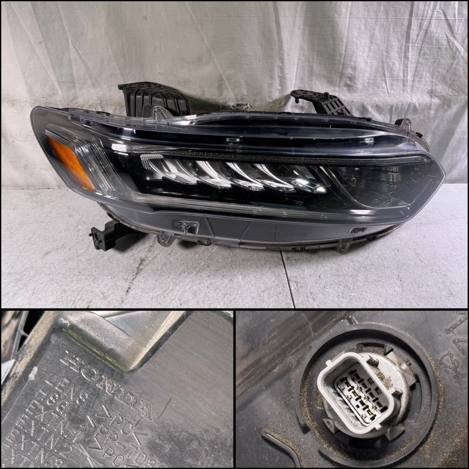 Nice! 2018-2022 Honda Accord LED W/ Halogen Headlight Right Passenger Side OEM