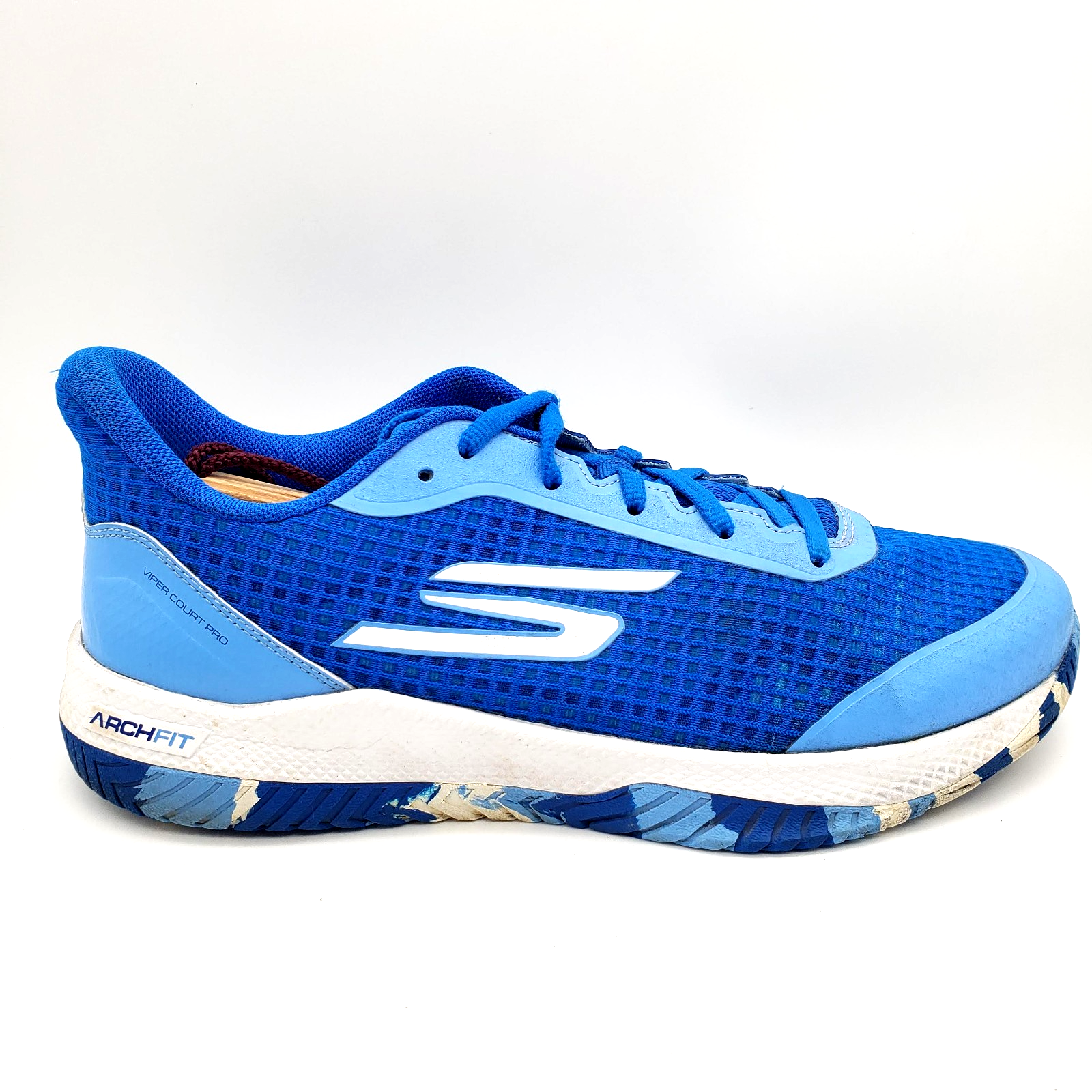 ◎しょーとサーキットDS III FINAL CORNER Skechers Viper Court Pro Pickle Ball Shoes Blue White Camo