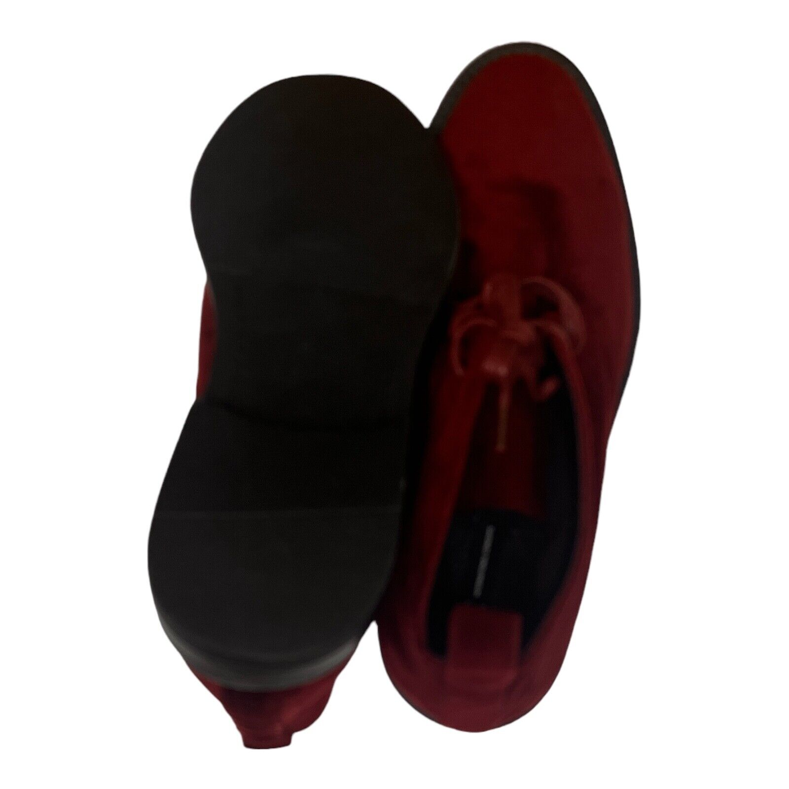 INC International Concepts Men’s Salem Velvet Chukka Boots, Red, 13 M US