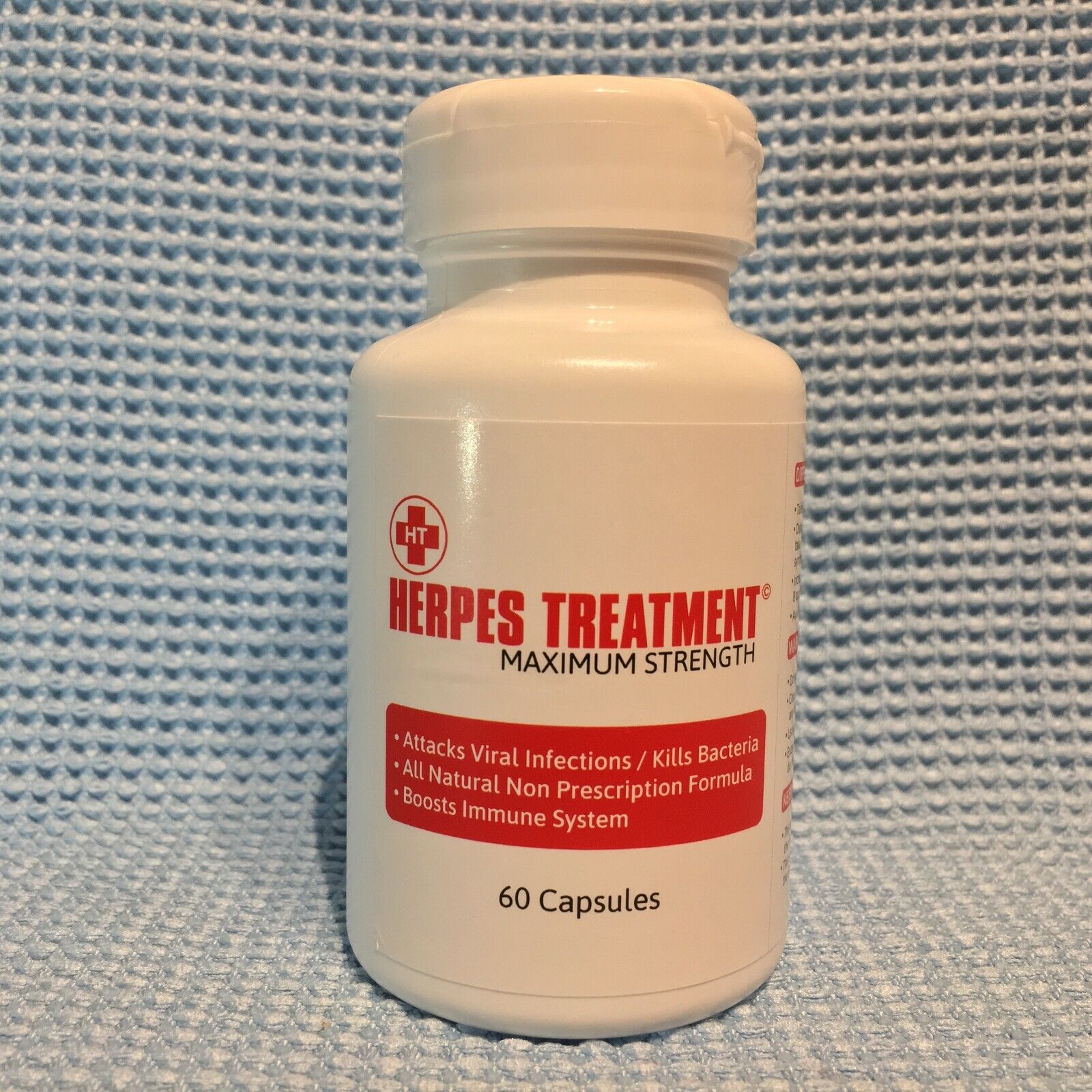 HERPES TREATMENT - MAXIMUM STRENGTH - 100% NATURAL - 60 CAPSULES  - Dr. Sebi  5
