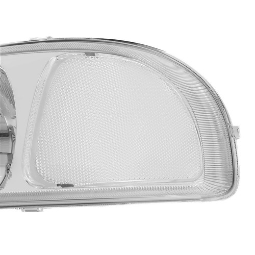 For GMC Sierra 1500 2500 99-07 Chrome Headlights+Bumper Clear Reflector Lamps