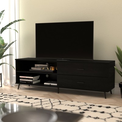 For Up To 60" Tv's With Adjustable Shelf And Storage Drawers