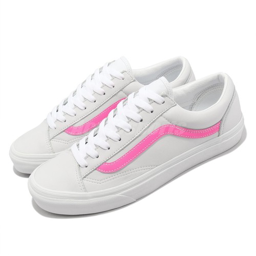 Мужские повседневные кроссовки унисекс Vans Style 36 Leather Pop Grey Pink VN0A54F6A6B