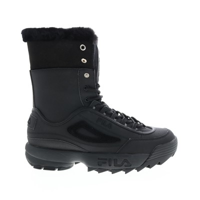 

Женские черные повседневные классические ботинки Fila Disruptor Shearling 5HM00521-001, Черный, Fila Disruptor Shearling