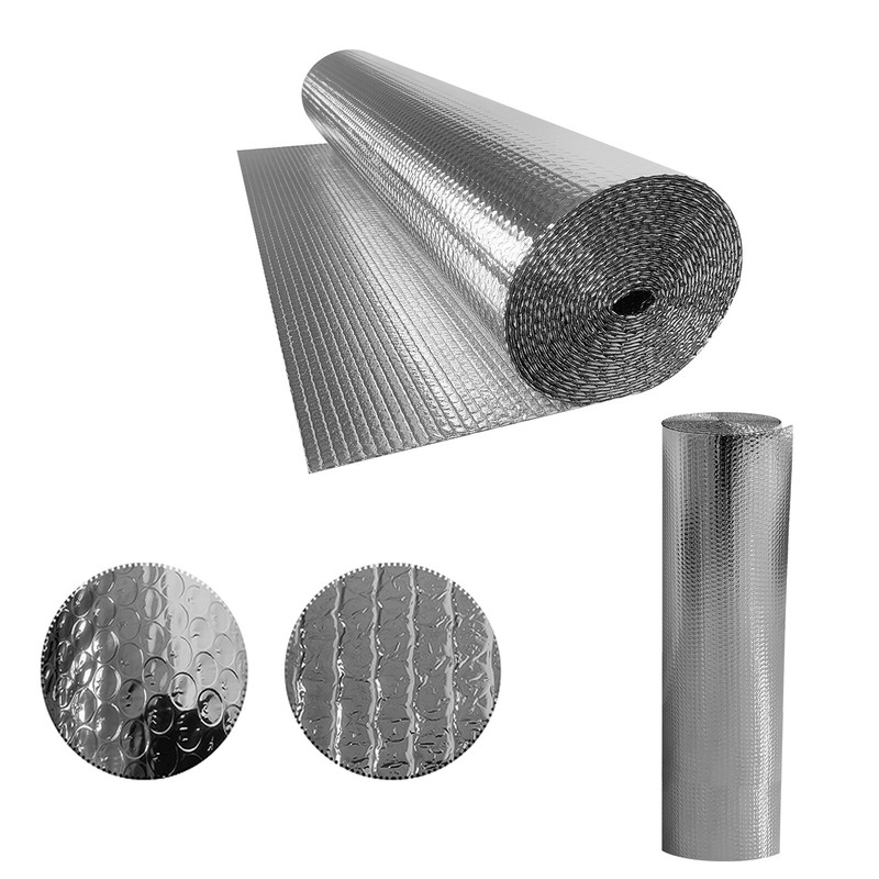 Luftpolsterfolie Aluminium 10m Luftpolsterfolie Alu Noppenfolie BlasendÃ¤Mmung