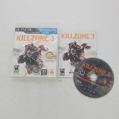 Killzone 3 Sony Playstation 3 PS3 ~ Complete! ~ Works Great! ~ Fast Shipping!