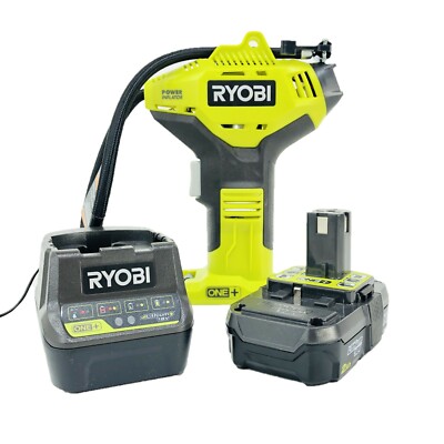 Ryobi 18-Volt Cordless High Pressure Inflator Kit  P737D