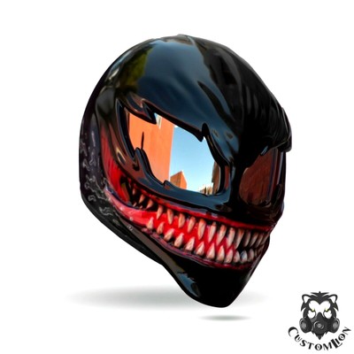 Venom helmet / custom motorcycle helmet  Free international shipping ECE & DOT