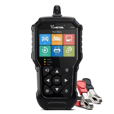 BT300 Car Battery Tester 6V 12V, 5-3000 CCA Load Tester Starter Alternator Te...